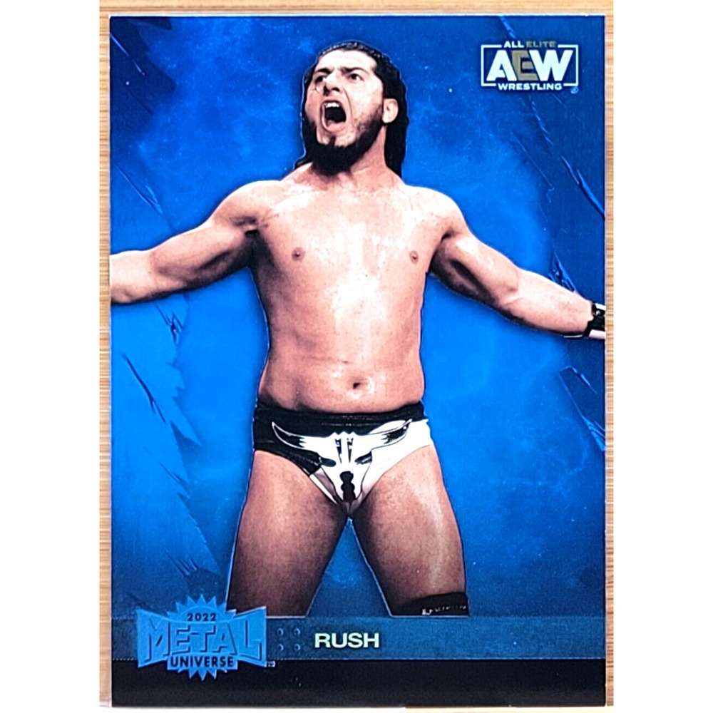 2022 UPPER DECK AEW METAL‎ UNIVERSE RUSH BLUE PARALLEL